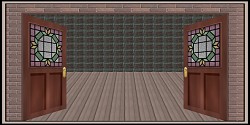 Make stained glass doors opening to your room